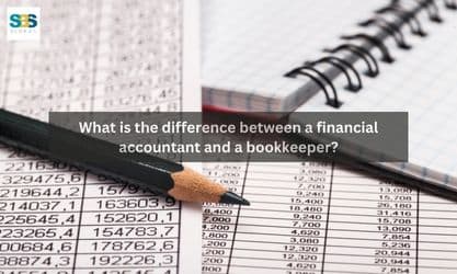 What is the difference between a financial accountant and a bookkeeper?